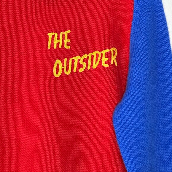 Sandrine Rose The Outsider Cashmere Blend Oversized Sweater Distressed XS NWT - Picture 4 of 10